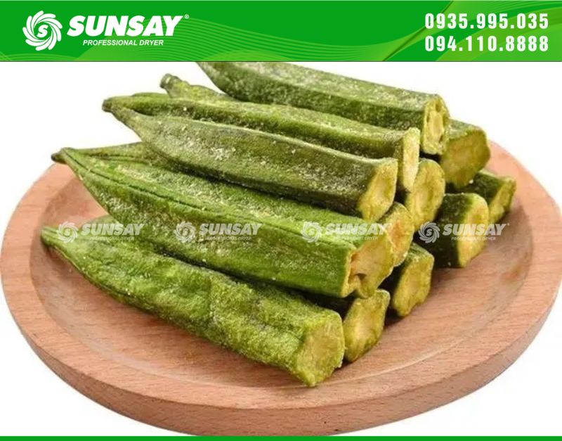 Đậu bắp sấy giòn thơm ngon
