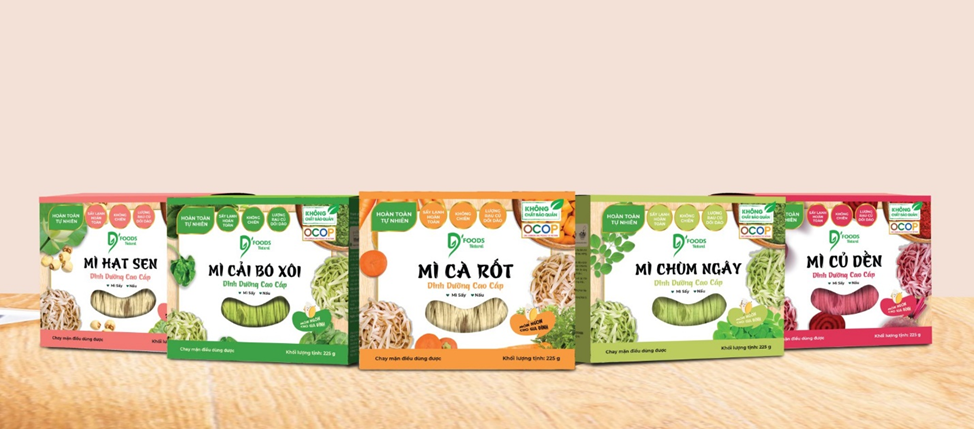 Sản phẩm rau củ mì sấy lạnh