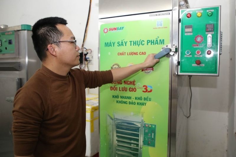 Huy Thành đã chủ động trong việc xây dựng thương hiệu khoai deo riêng của mình