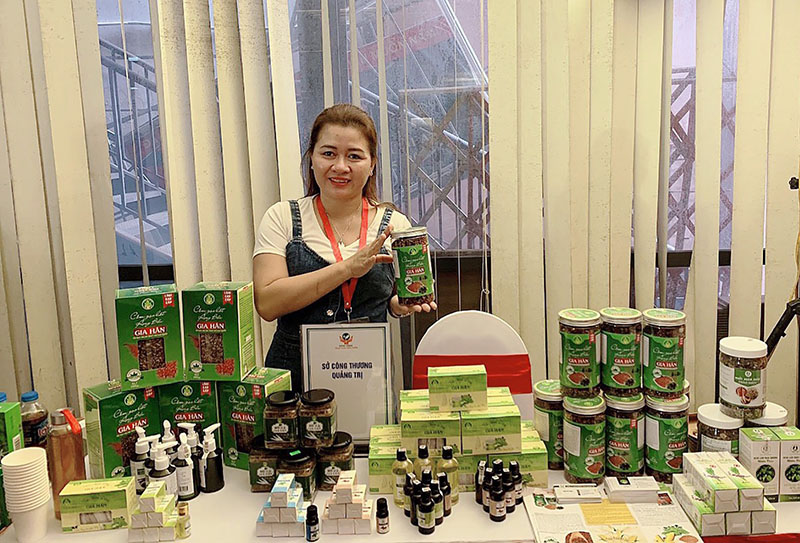 Chị Trang đã khởi nghiệp từ những nông sản địa phương